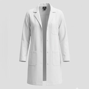 : Natural Uniforms Professional White Lab Coat - Size Small